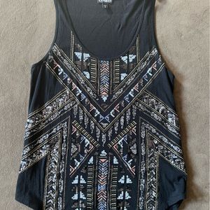 Express sequin tank